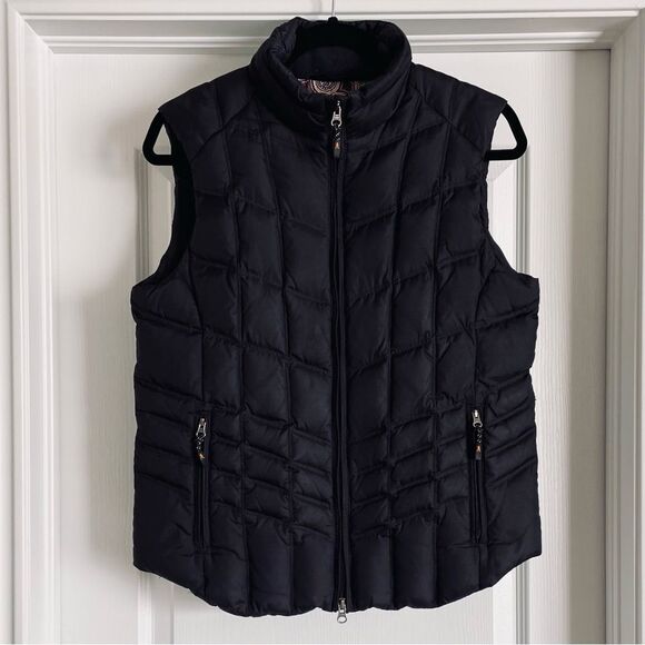 Royal Robbins Black Quilted Down Puffer Vest Size M - Picture 1 of 9